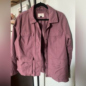Universal thread cargo jacket dusty purple